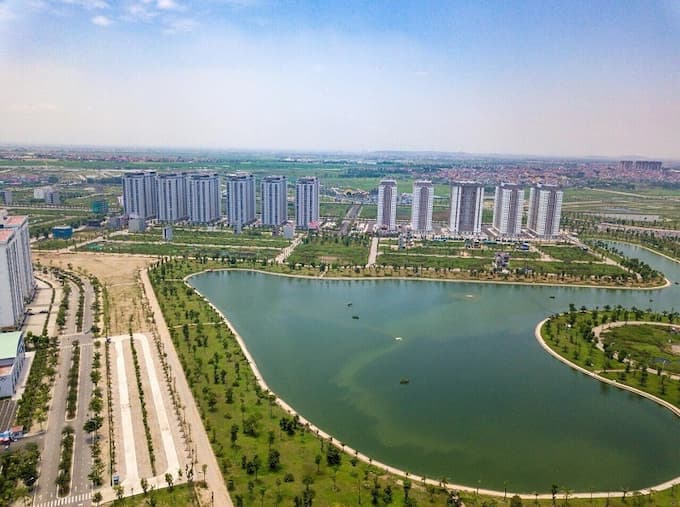 Bán liền kề Thanh Hà đường 30m ven hồ